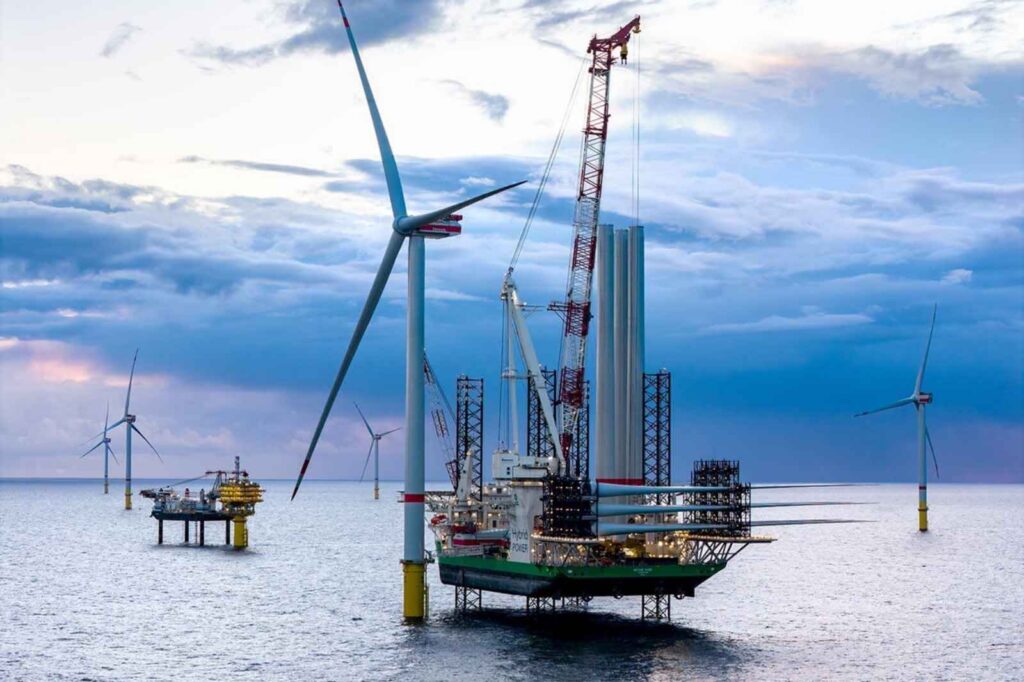 RWE’nin Nordseecluster A offshore RES’inde ilk elektrik şebekeye verildi