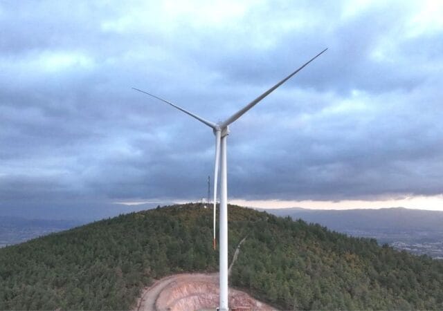Enerjisa Üretim’in 1.000 MW’lık YEKA-2 RES projeleri kapsamında kurulan rüzgar türbinleri