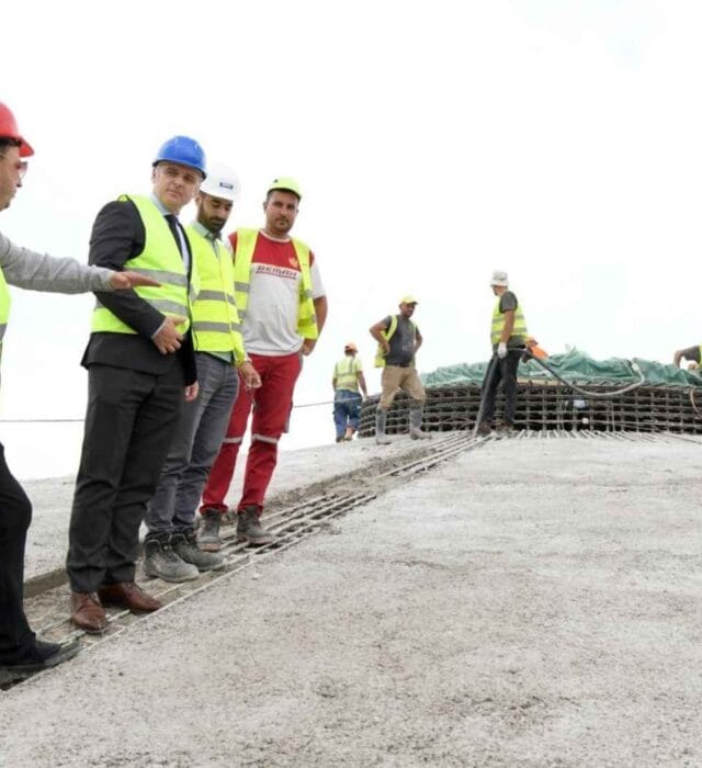 Karadağ’da üç Nordex N163/6.X türbininin kurulacağı 21 MW’lık Gvozd II RES’te devam eden türbin temel çalışmaları